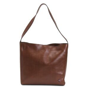 PATRICIA NASH Cognac Leather Large Prairie Hobo Handbag